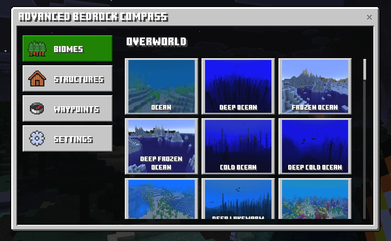 Advanced Bedrock Compass — screenshot 2
