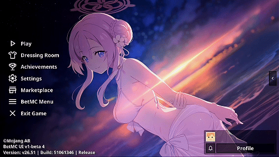 Mizuha Mimori Swimsuit Ui | Anime Girl Animated Ui — screenshot 2