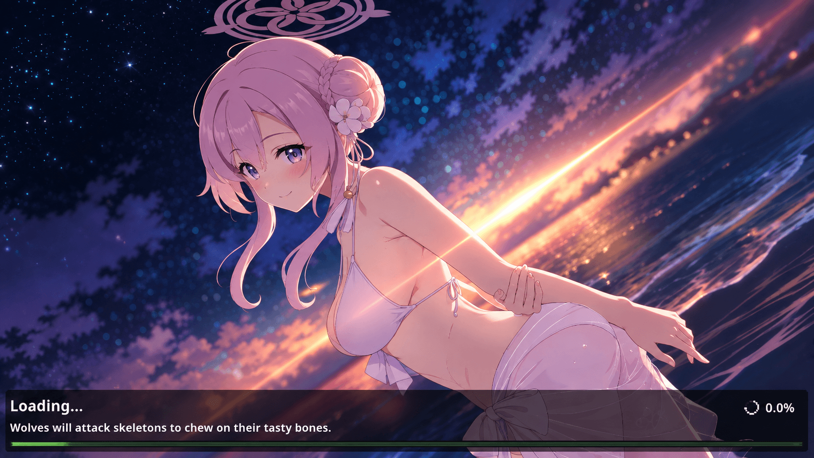 Mizuha Mimori Swimsuit Ui | Anime Girl Animated Ui — screenshot 4