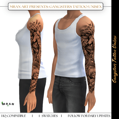 Gangsters Tattoo Unisex