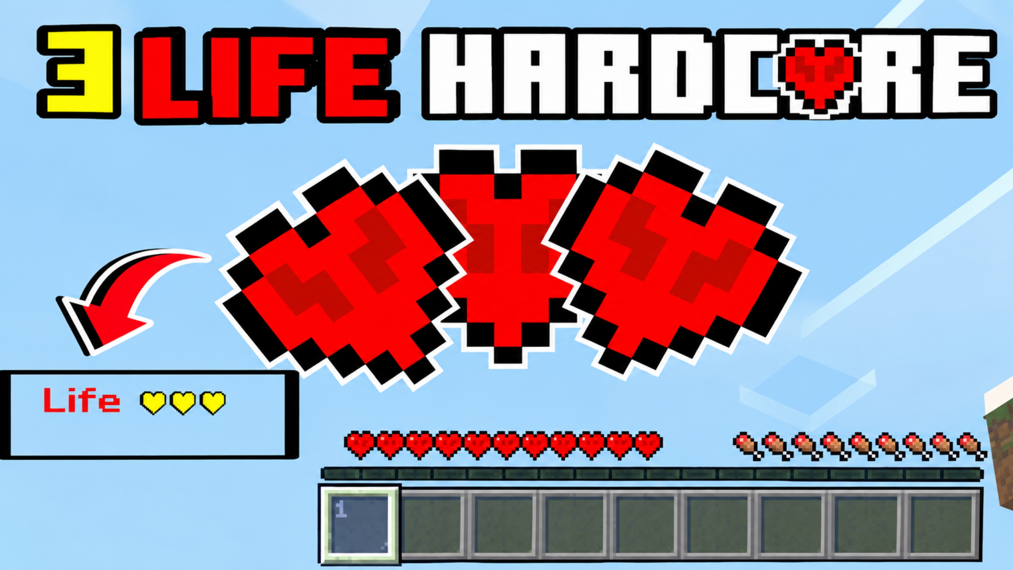 Three Life Hardcore || Don't Play In Hardcore