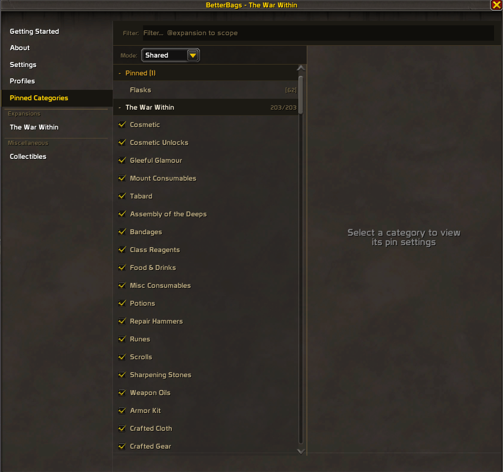 BetterBags_TheWarWithin_Options_Pinning.png