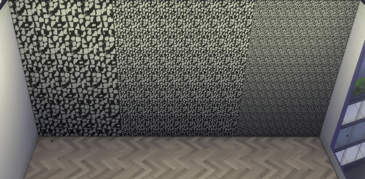 Abstract Smudge Wallpaper - No Trim (Black and White Shown)