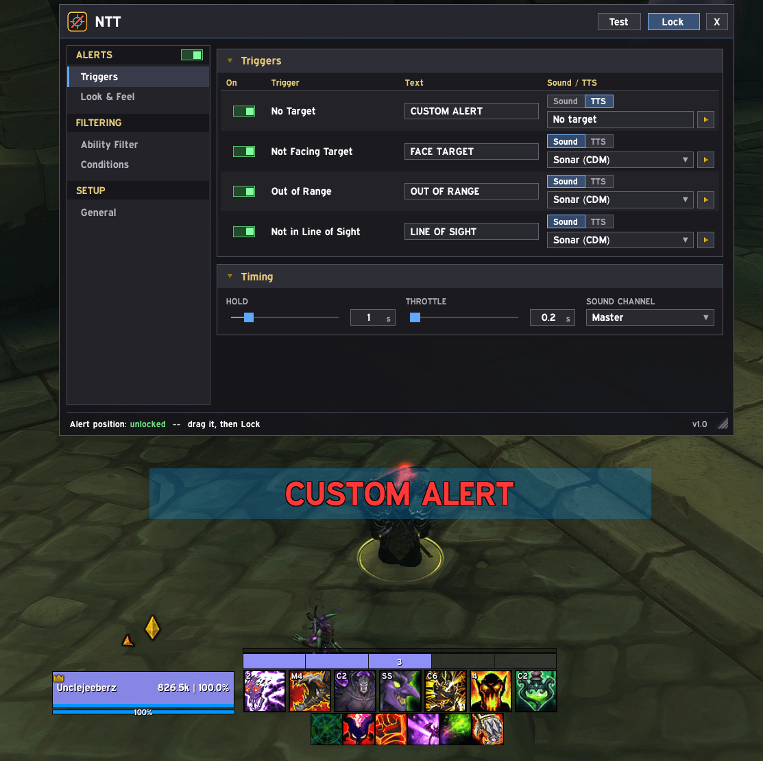 Thumbnail Customizable text on alerts as well as a flag to switch to customizable TTS!