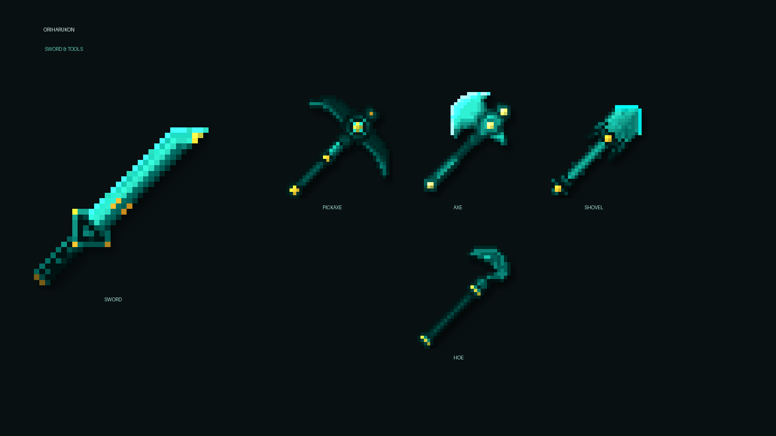 New texture for sword and tools