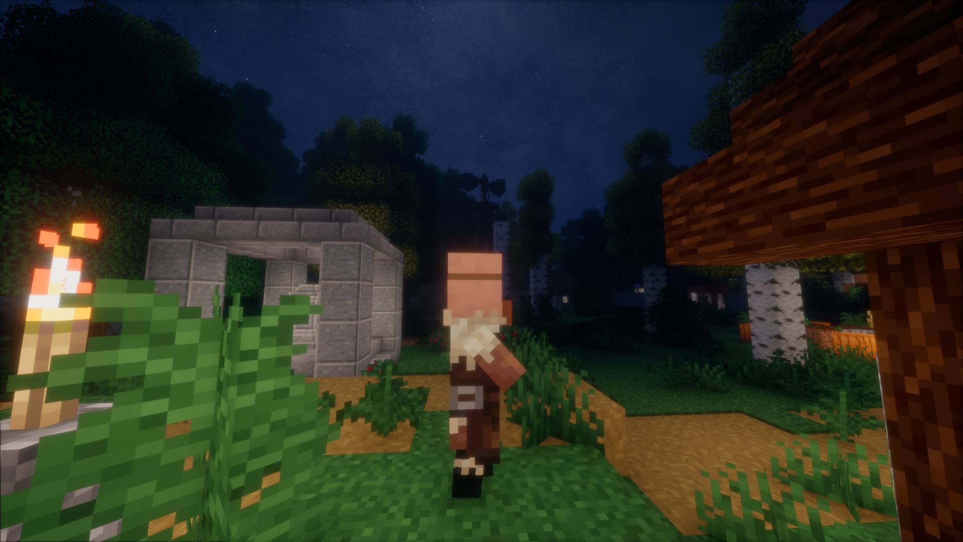 I heard footsteps