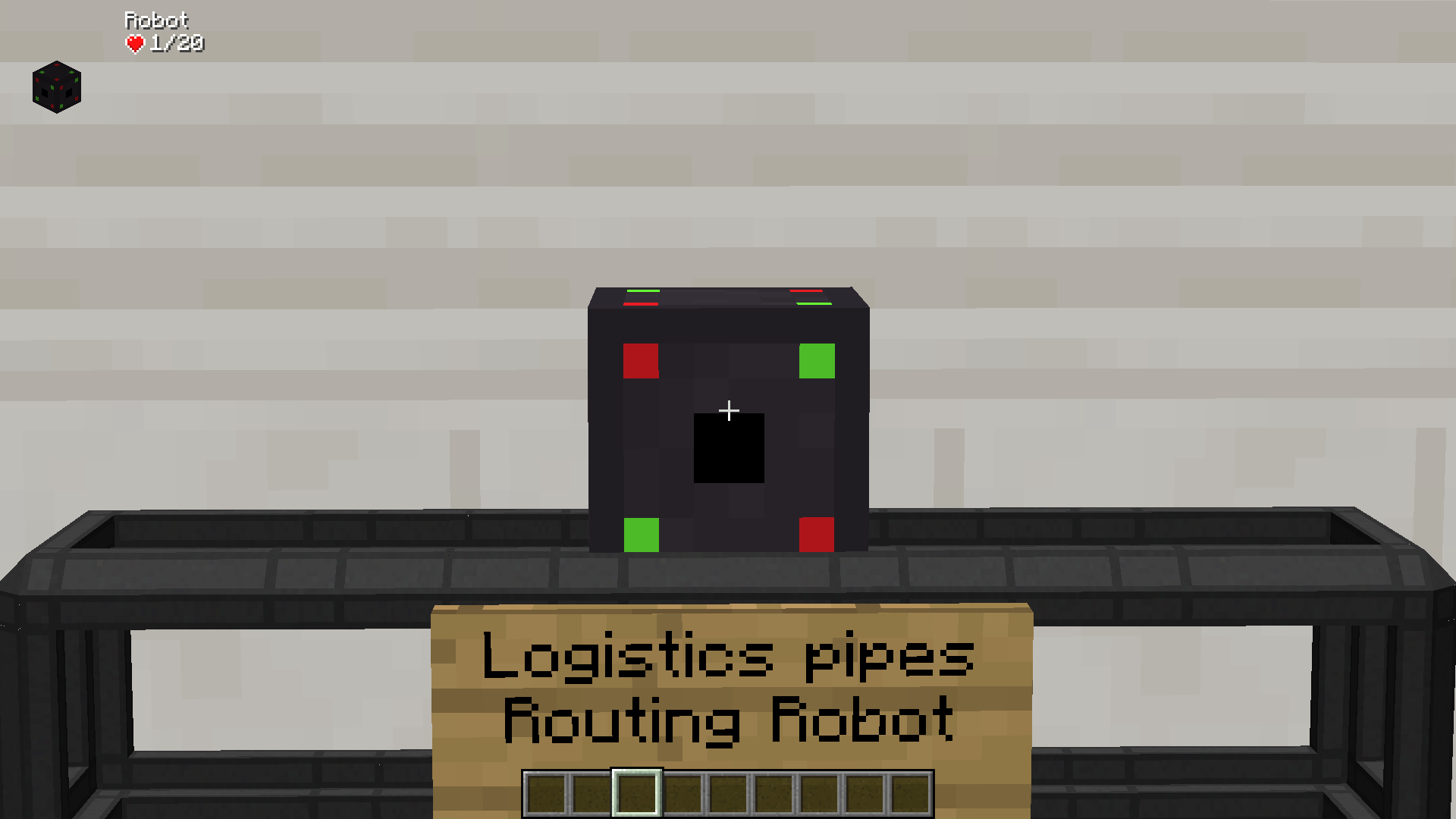 Logistics pipes robot