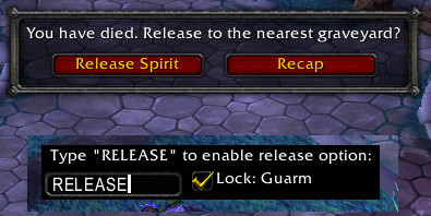 ...unless you type in "release" to enable the button again.