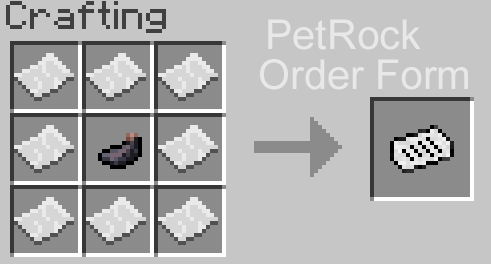 Crafting PetRock Order Form