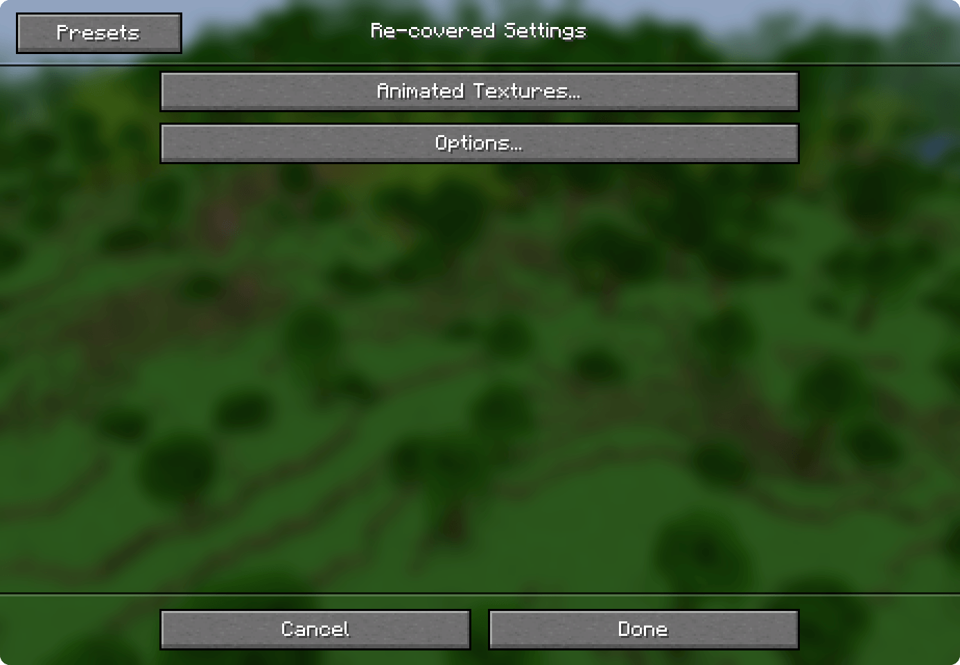 Thumbnail Made possible with the Respackopts mod