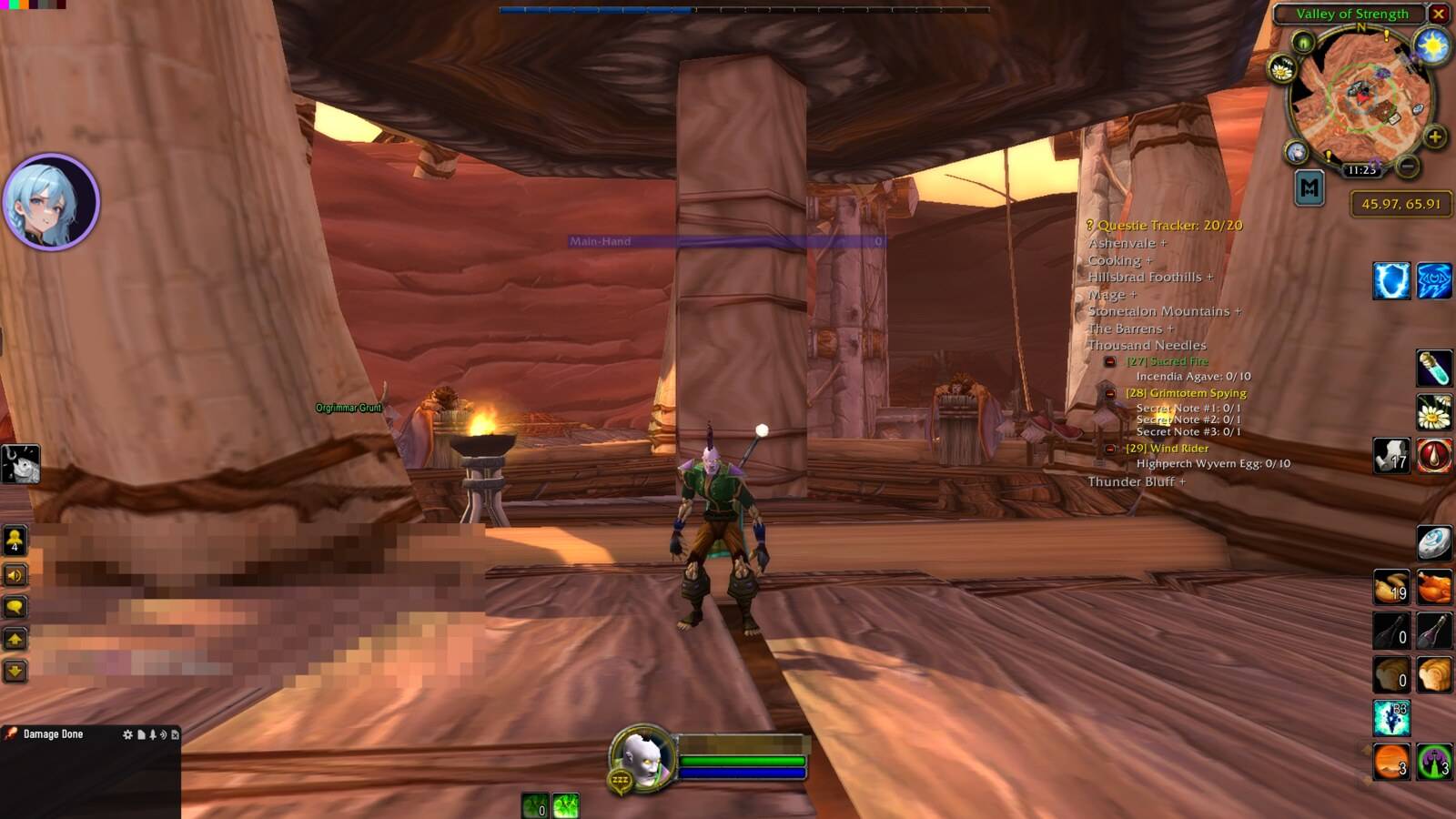 Thumbnail Portrait mode next to the minimap. Nothing else on your screen changes.