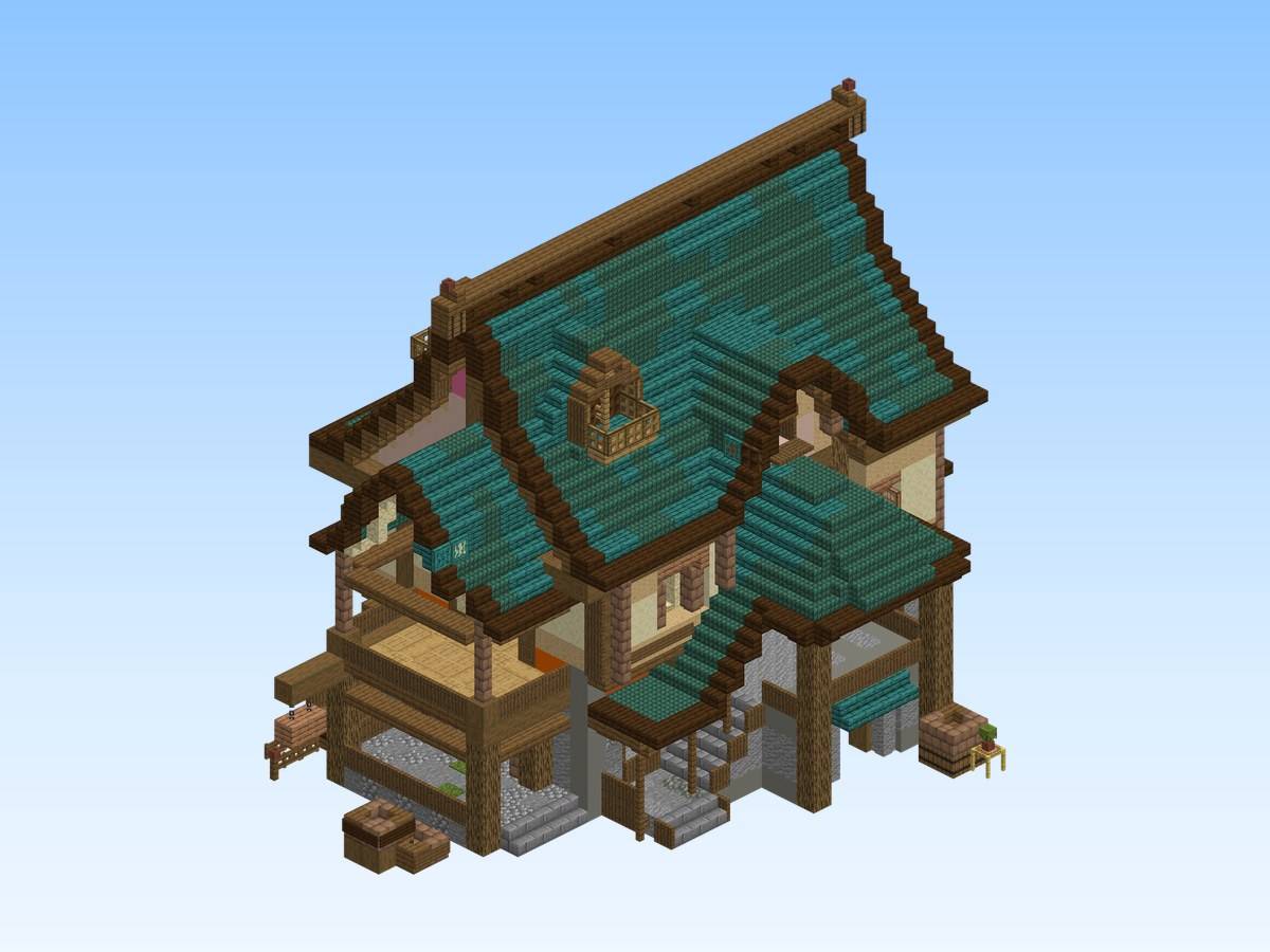 Actual build (render of the schematic or in-game screenshot).
