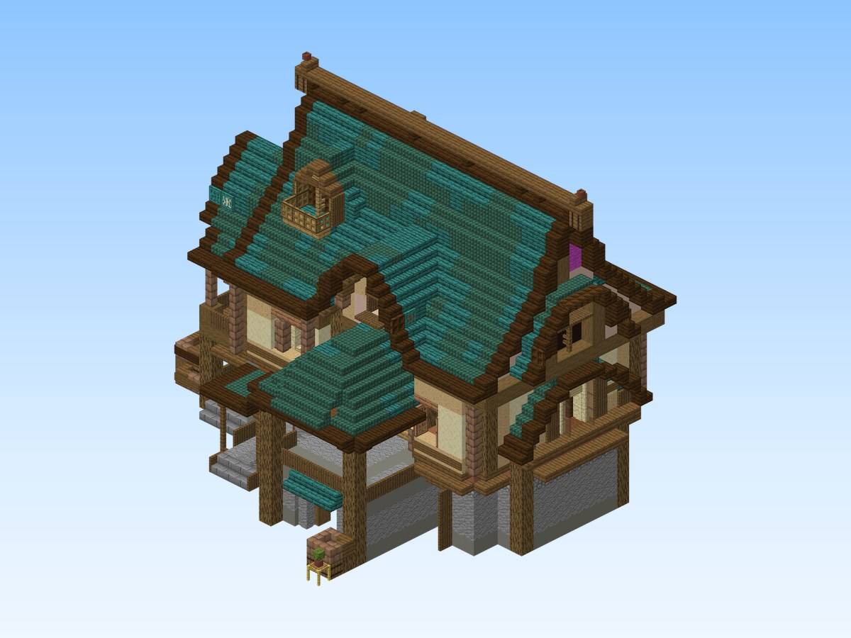 Actual build (render of the schematic or in-game screenshot).