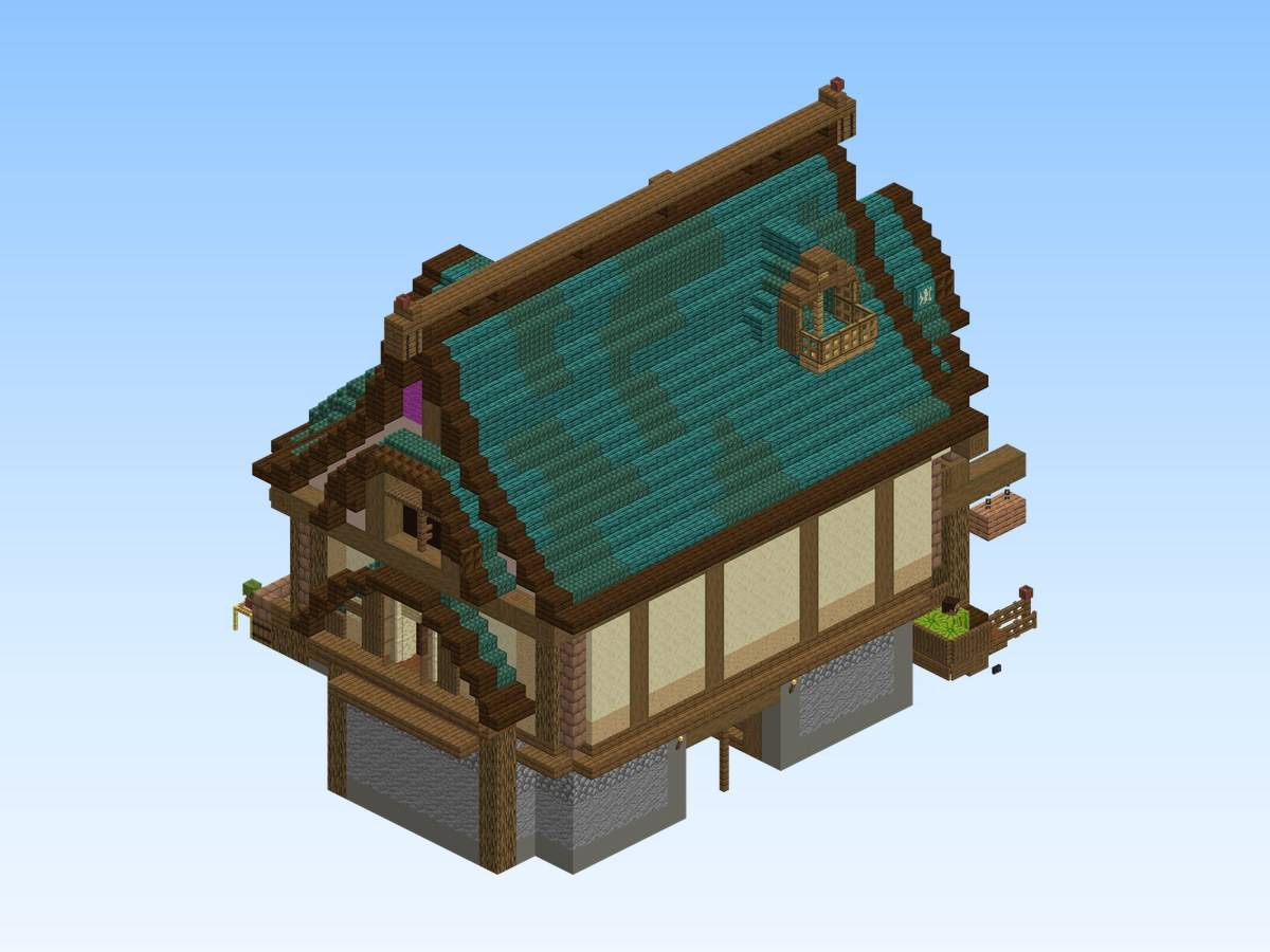 Actual build (render of the schematic or in-game screenshot).