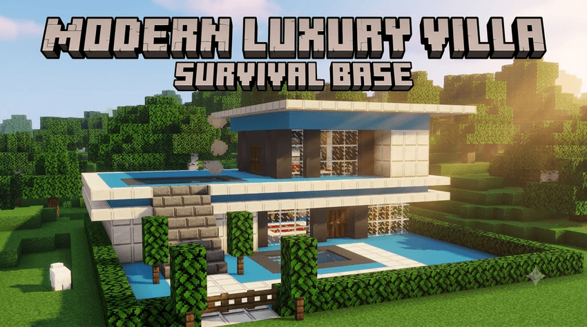 Modern Luxury Villa Survival House | Day 0 Ready | Hardcore | Achievements Enabled — screenshot 1