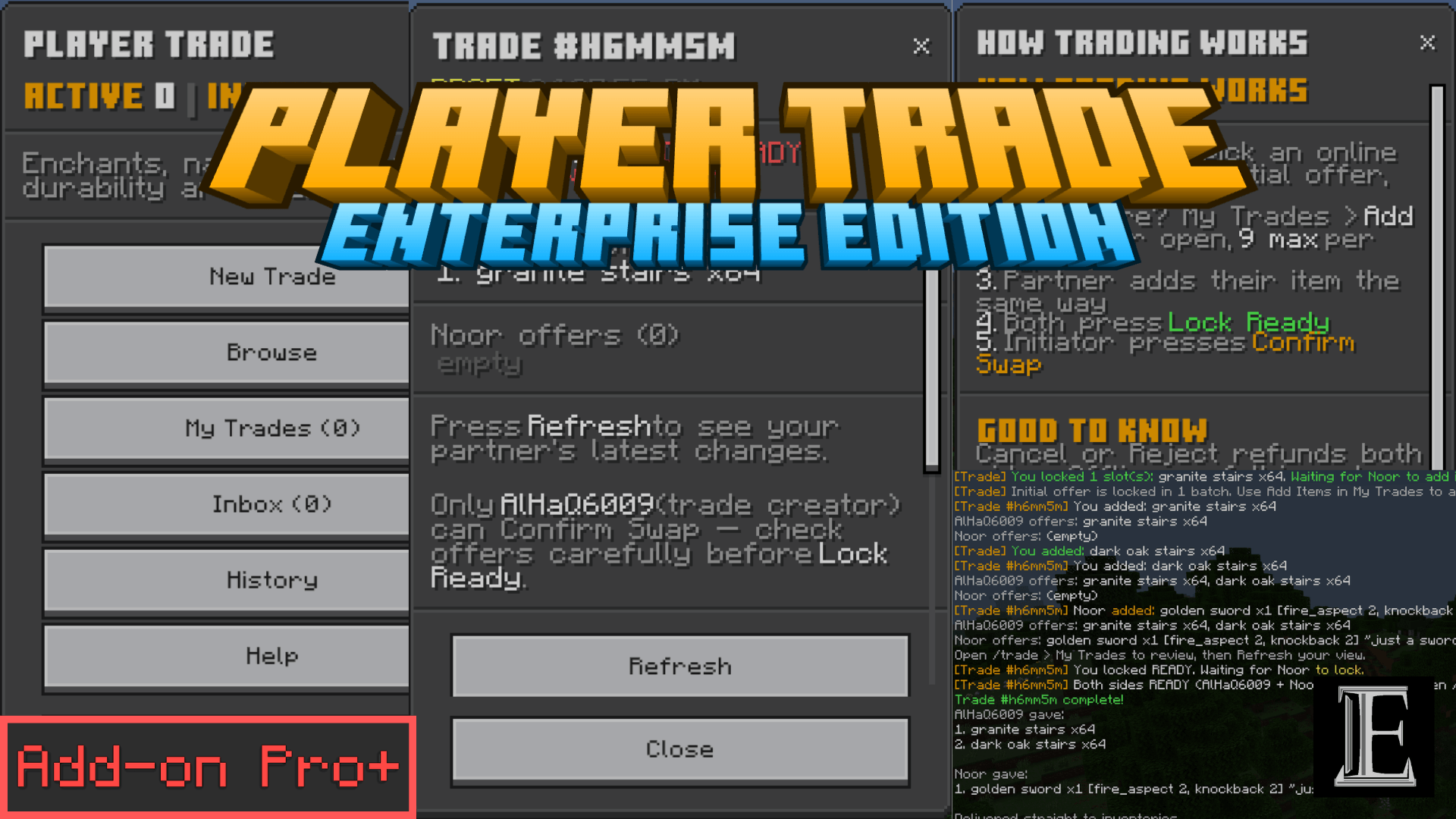 EuForia Bedrock PlayerTrade