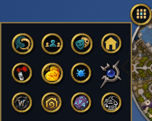 Click the Pocket button and all your minimap buttons open in one small panel, with the ones you use the most first.