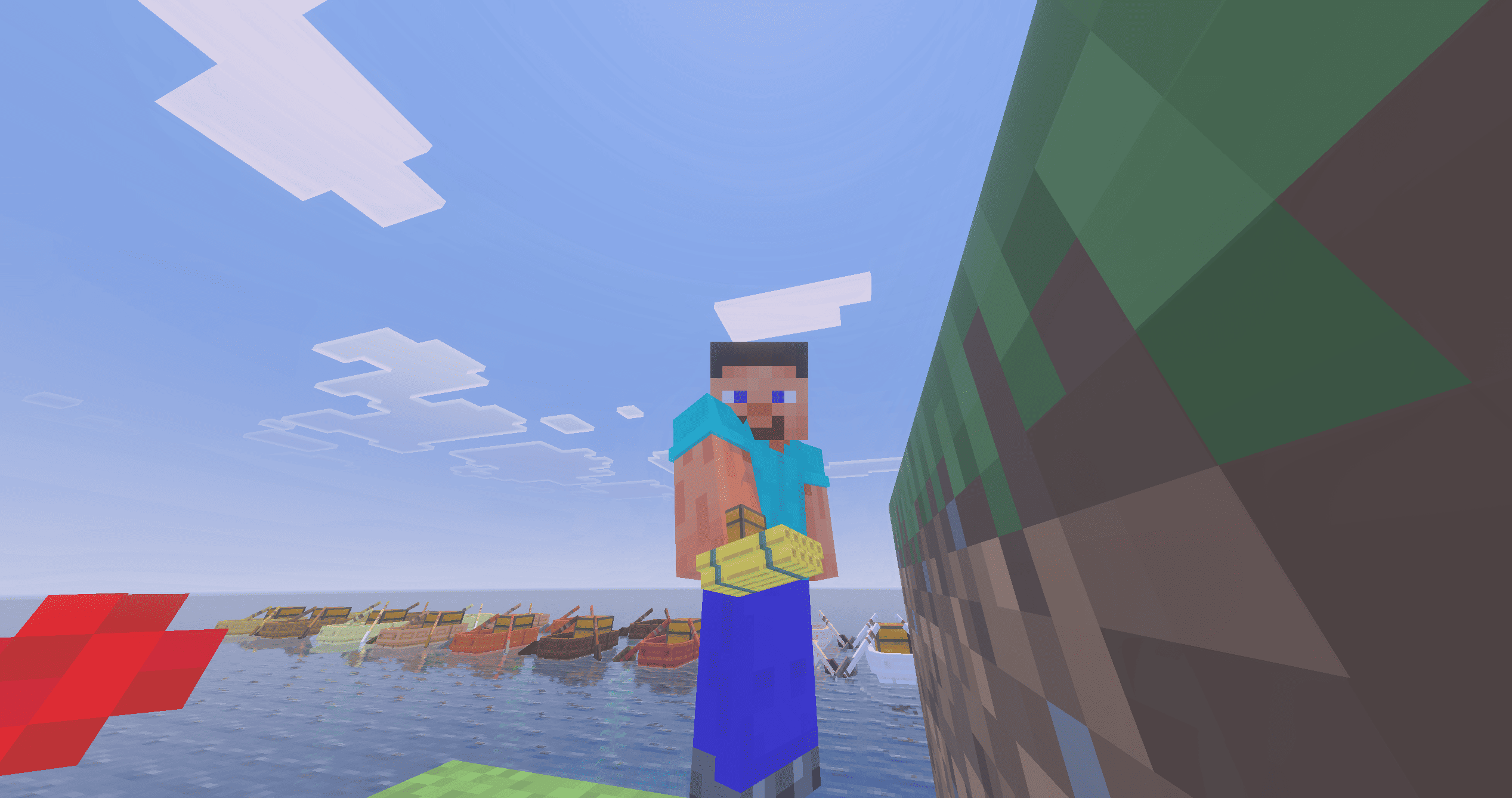 Better Vanilla Boats screenshot active