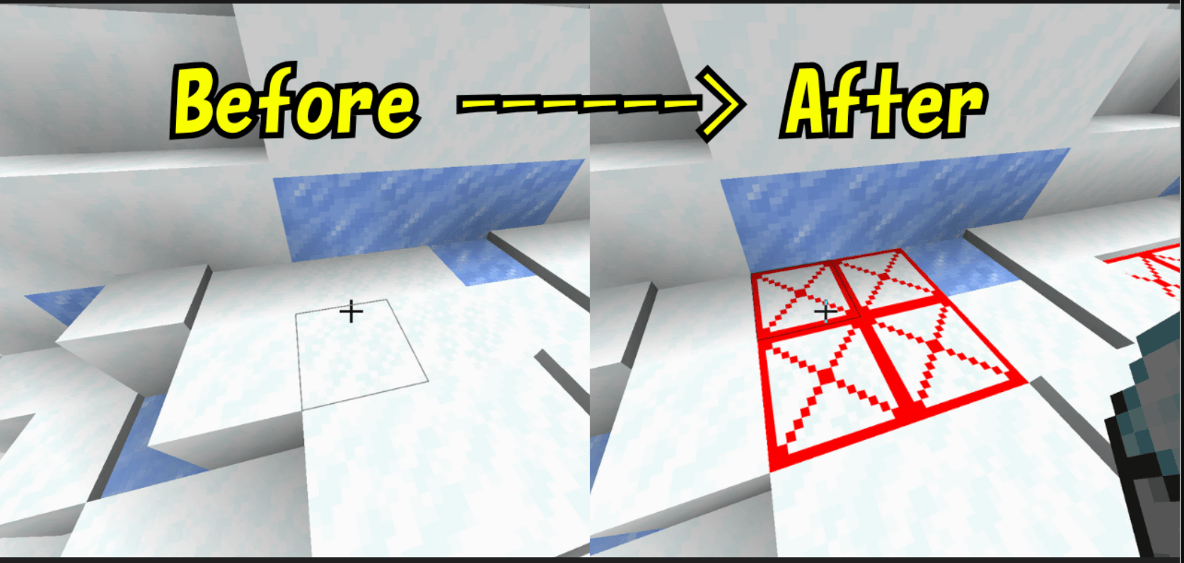 Powdered Snow Highlighter (Bedrock) screenshot active