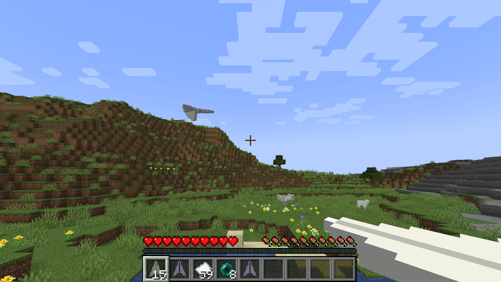 Paper Plane in flight