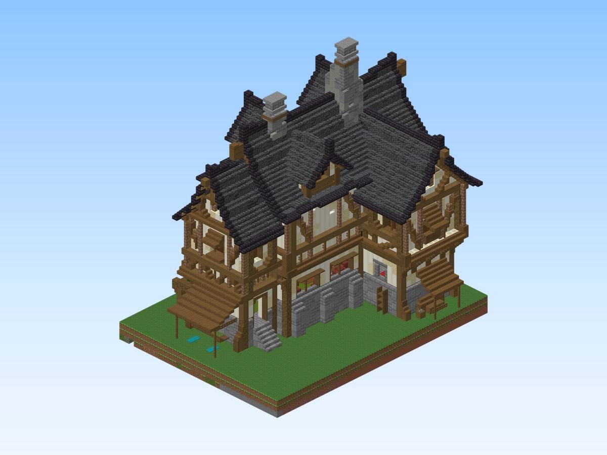 Actual build (render of the schematic or in-game screenshot).