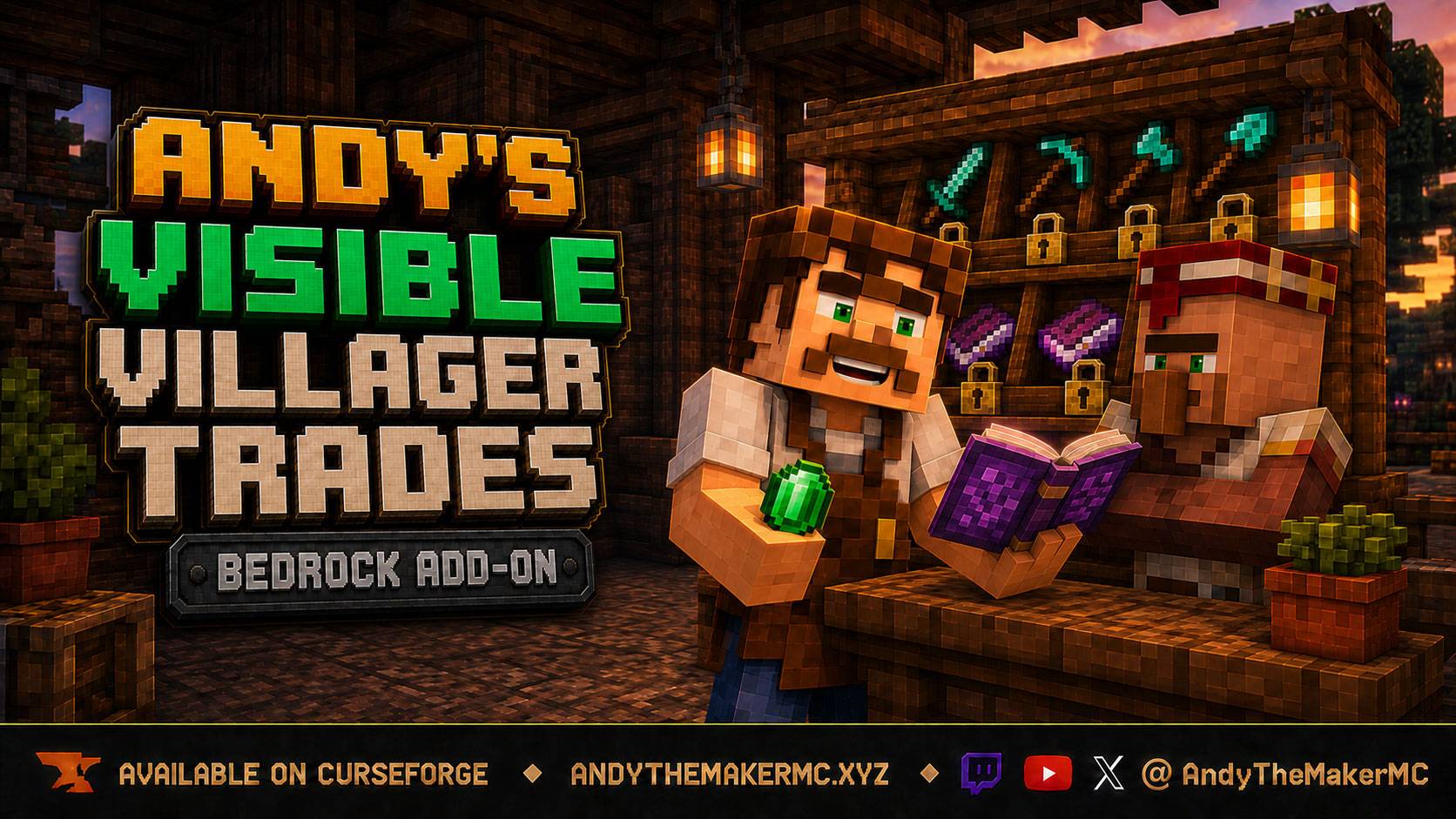 Andy's Visible Villager Trades — screenshot 1