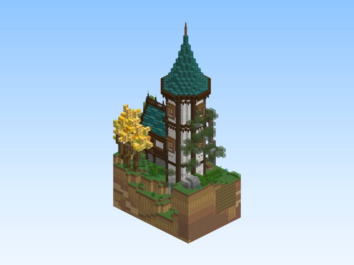 Actual build (render of the schematic or in-game screenshot).