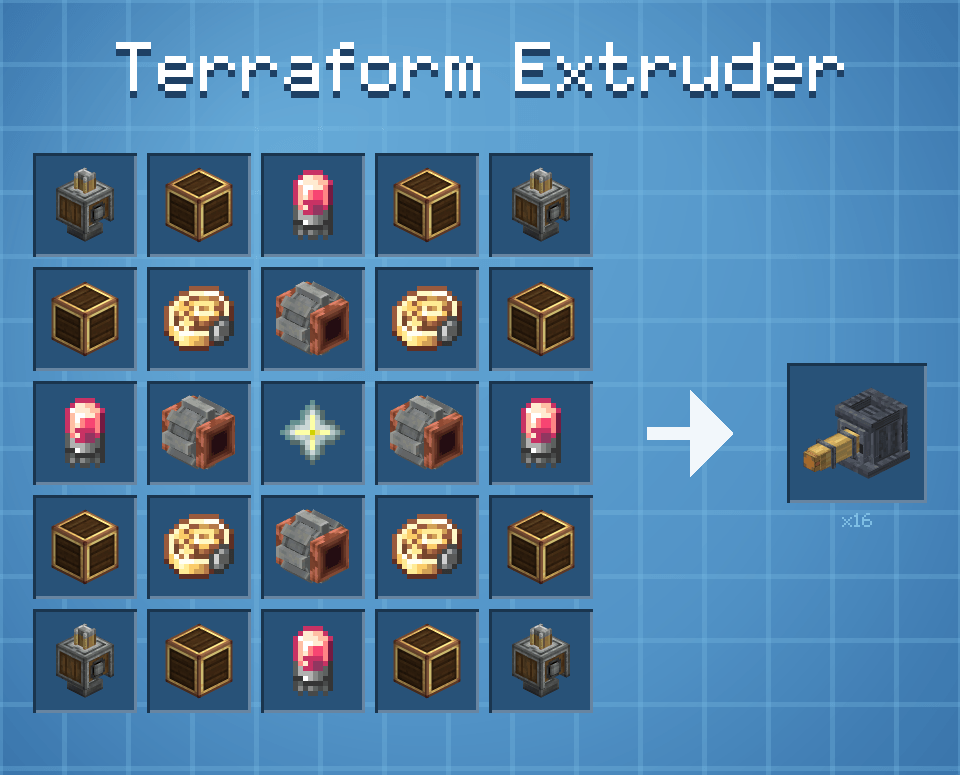 Recipe Terraform Extruder