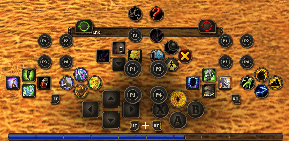 Focused LT + RT panel