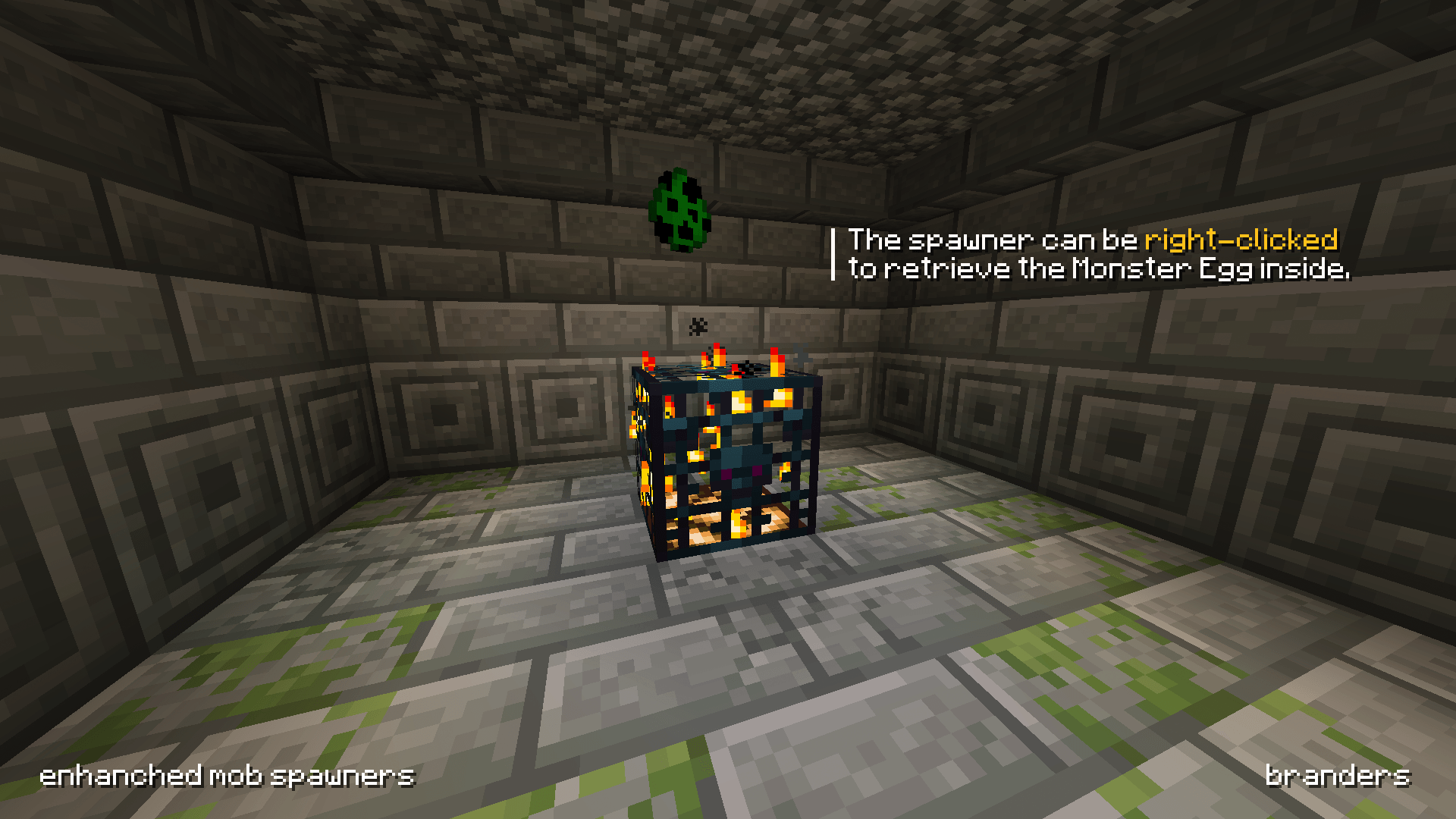 Thumbnail Spawner config GUI — count, delay, range (in-game screenshot)