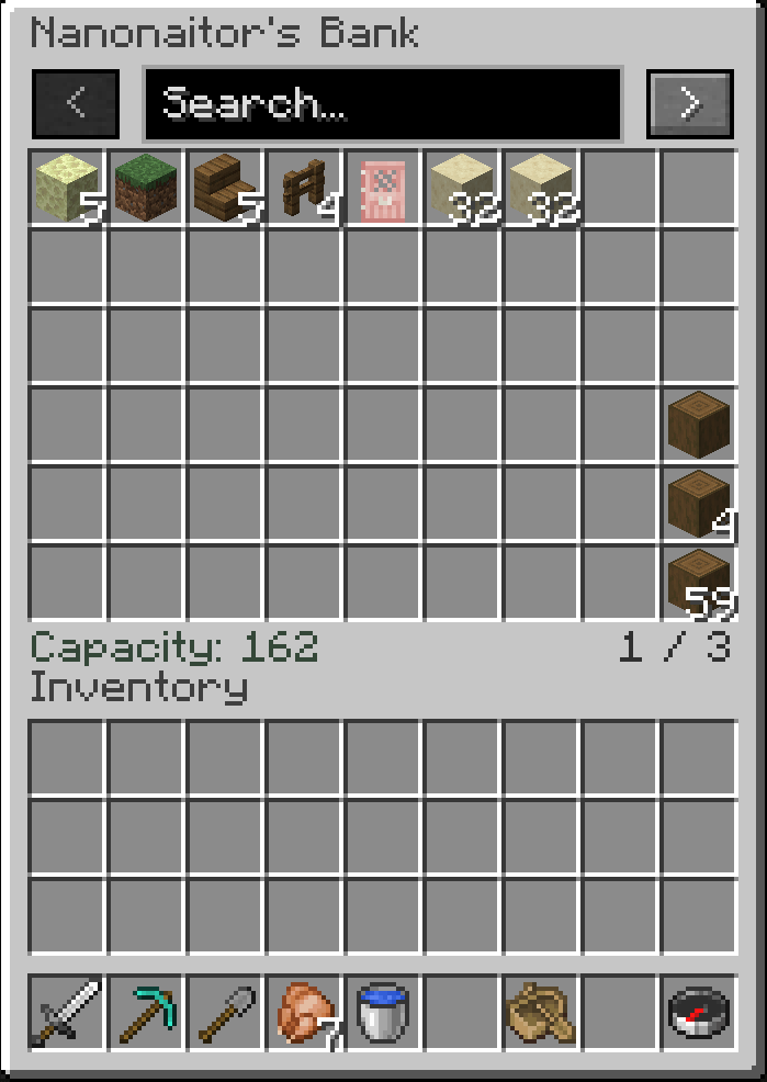 Bank Storage GUI