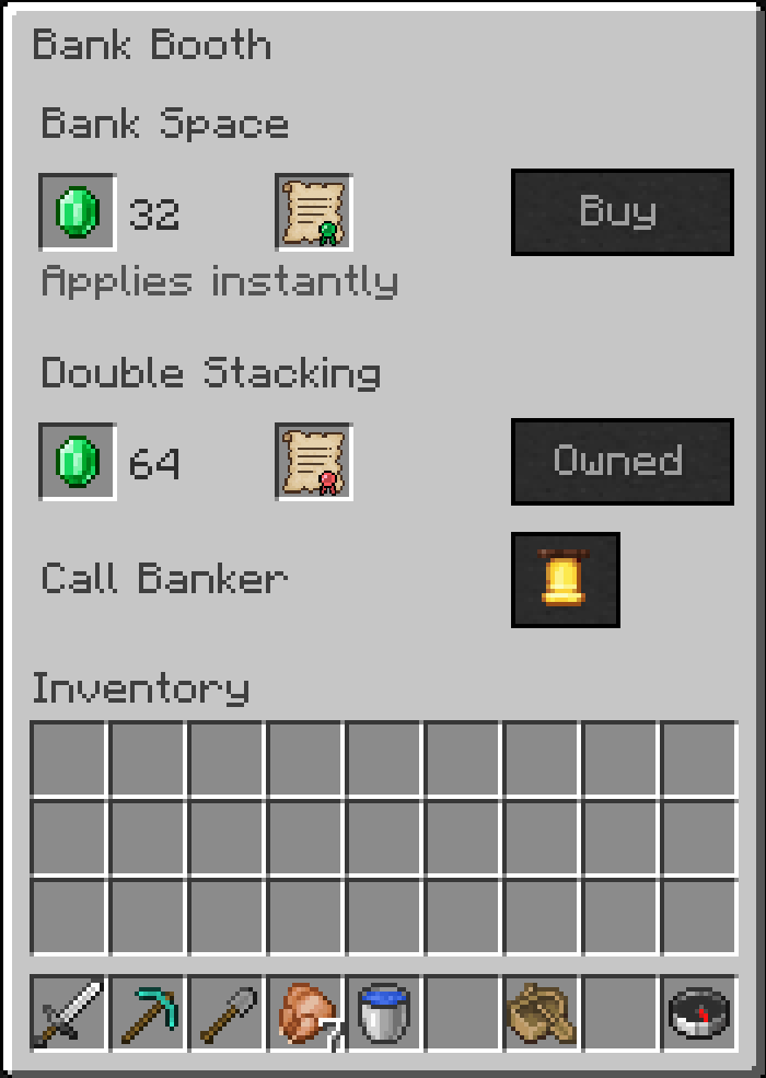 Bank Booth GUI