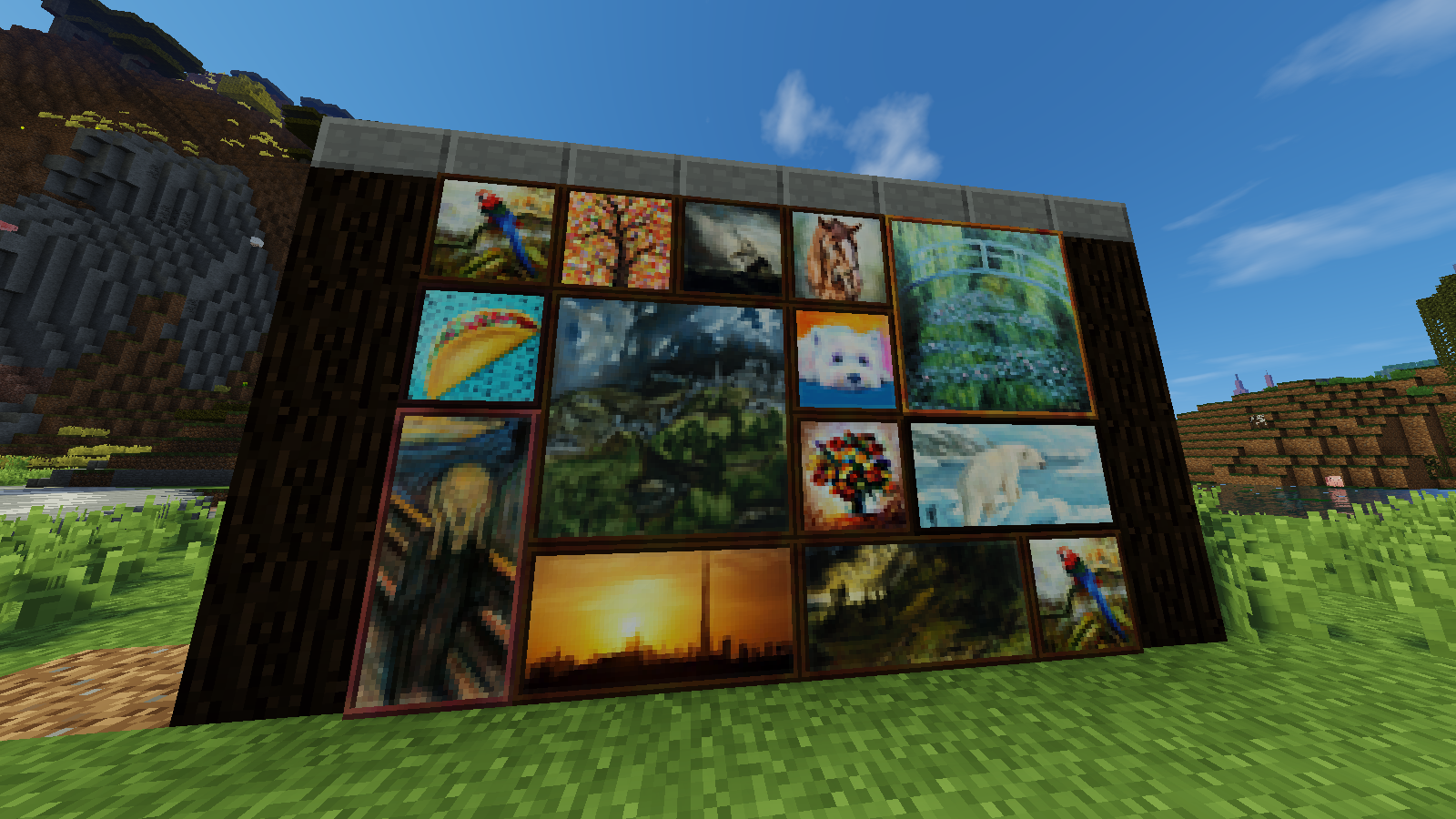 Images Benedazs Better Paintings Addon For Default Texture Pack.