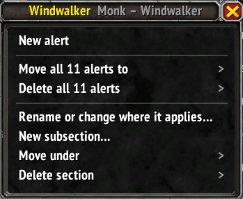 Right-Click Menu