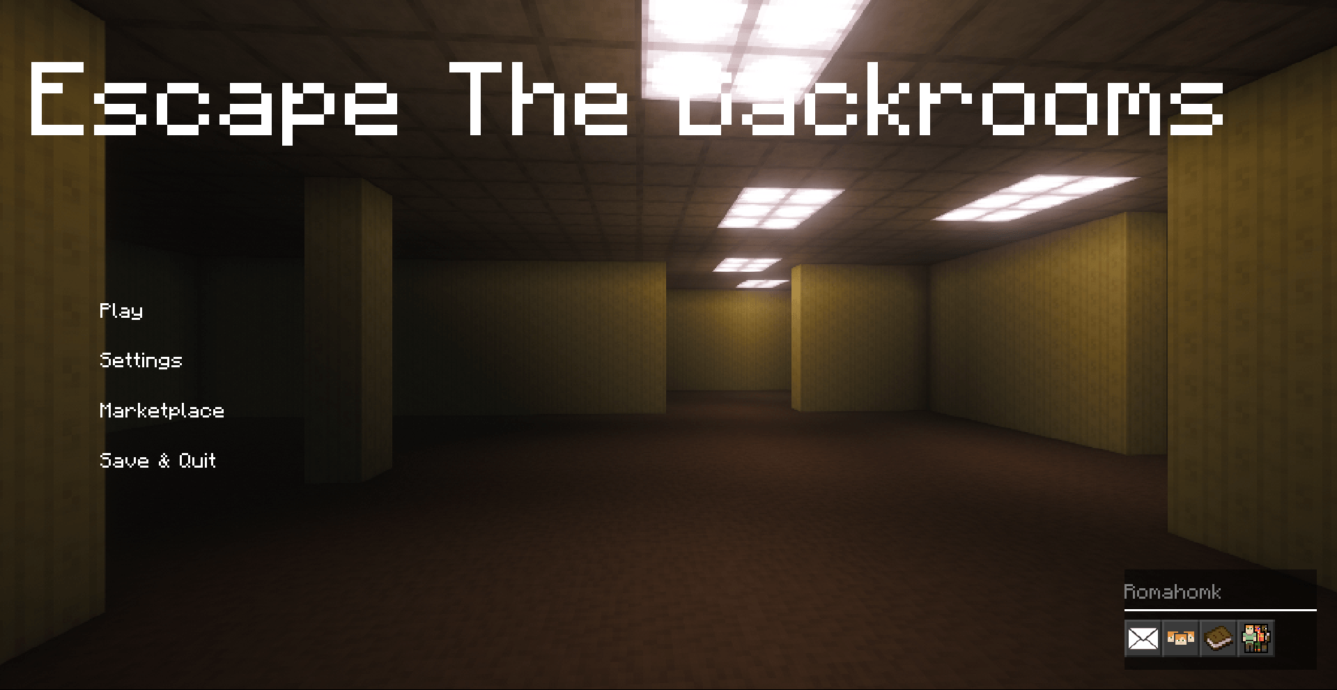 ESCAPE THE BACKROOMS | MAIN MENU PE - Minecraft Bedrock Texture Packs ...