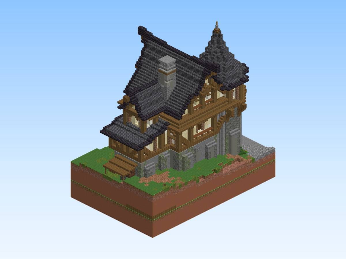 Actual build (render of the schematic or in-game screenshot).