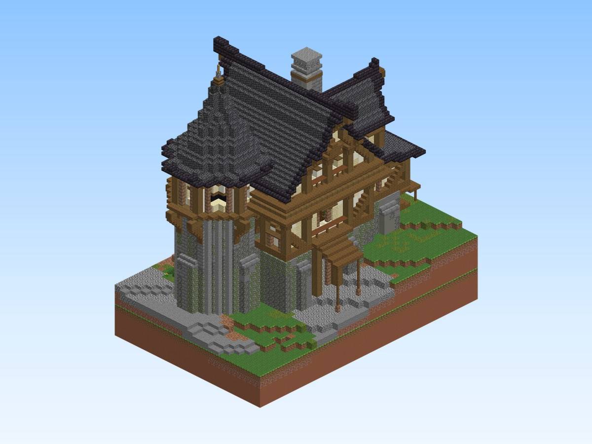 Actual build (render of the schematic or in-game screenshot).