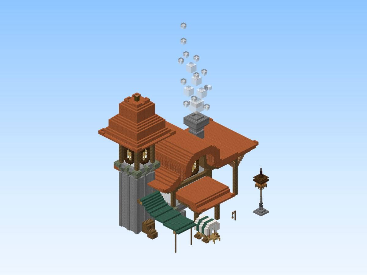 Actual build (render of the schematic or in-game screenshot).