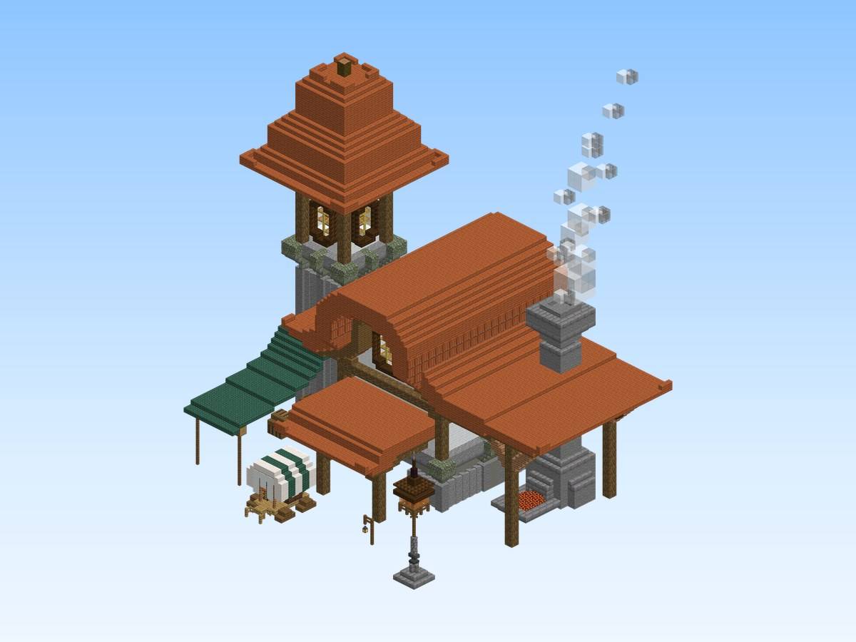 Actual build (render of the schematic or in-game screenshot).
