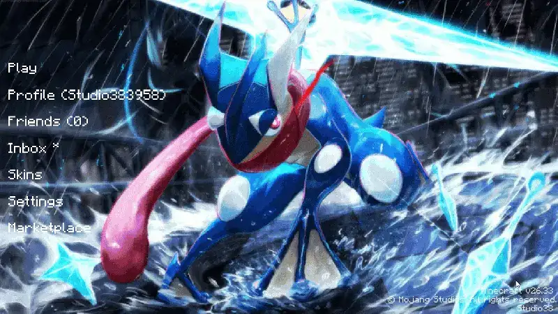 Animated Menu - Greninja screenshot active