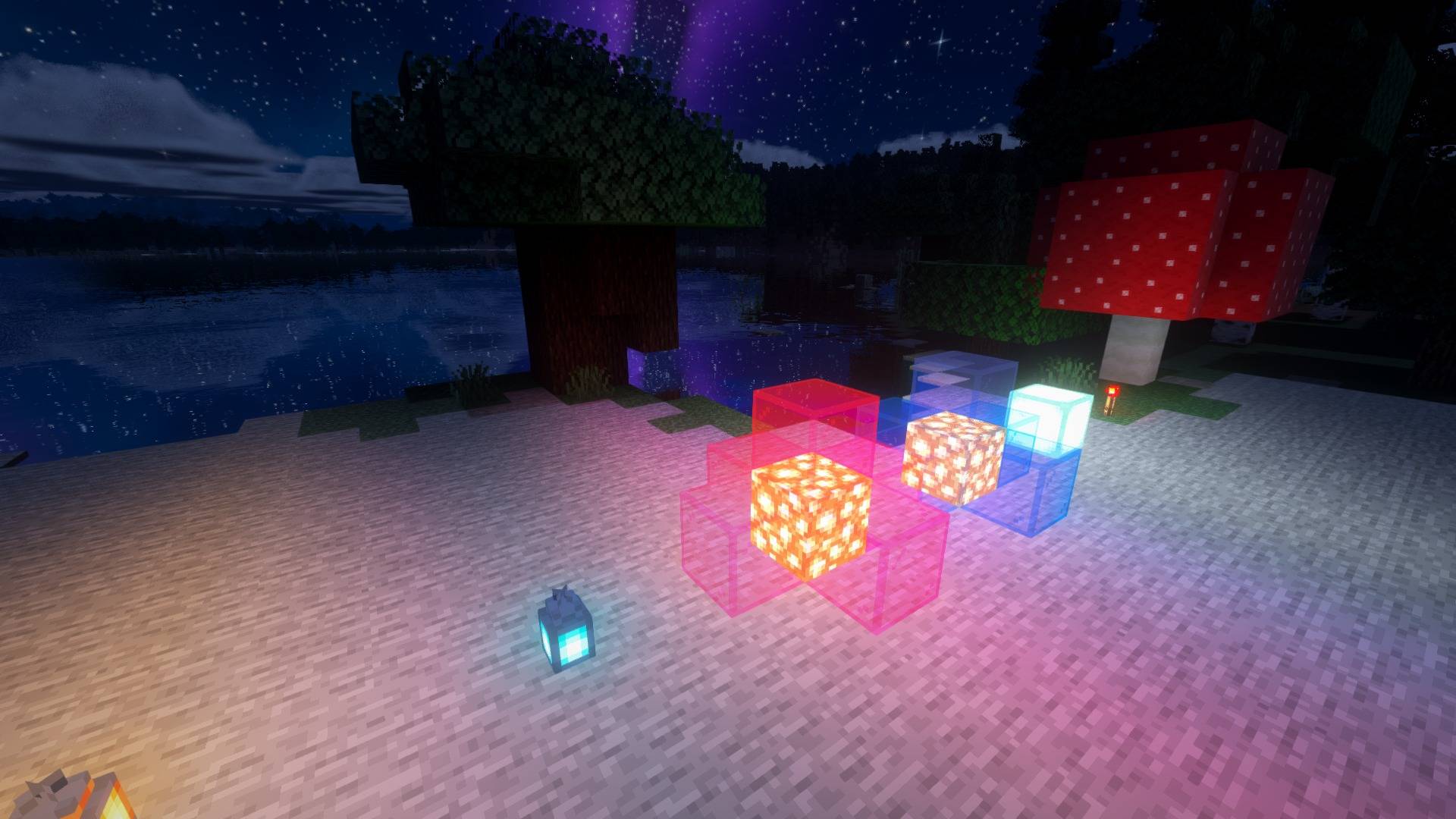 04 Coloured lighting - red and blue glass mixing to purple.jpg