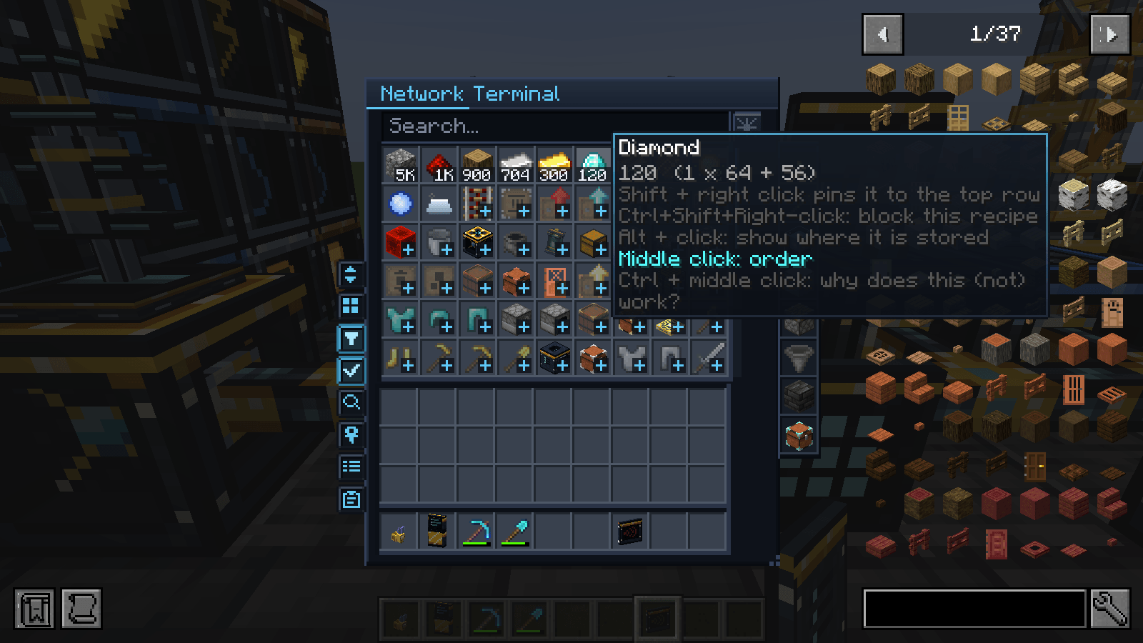 The Network Terminal: one searchable grid of everything in the network