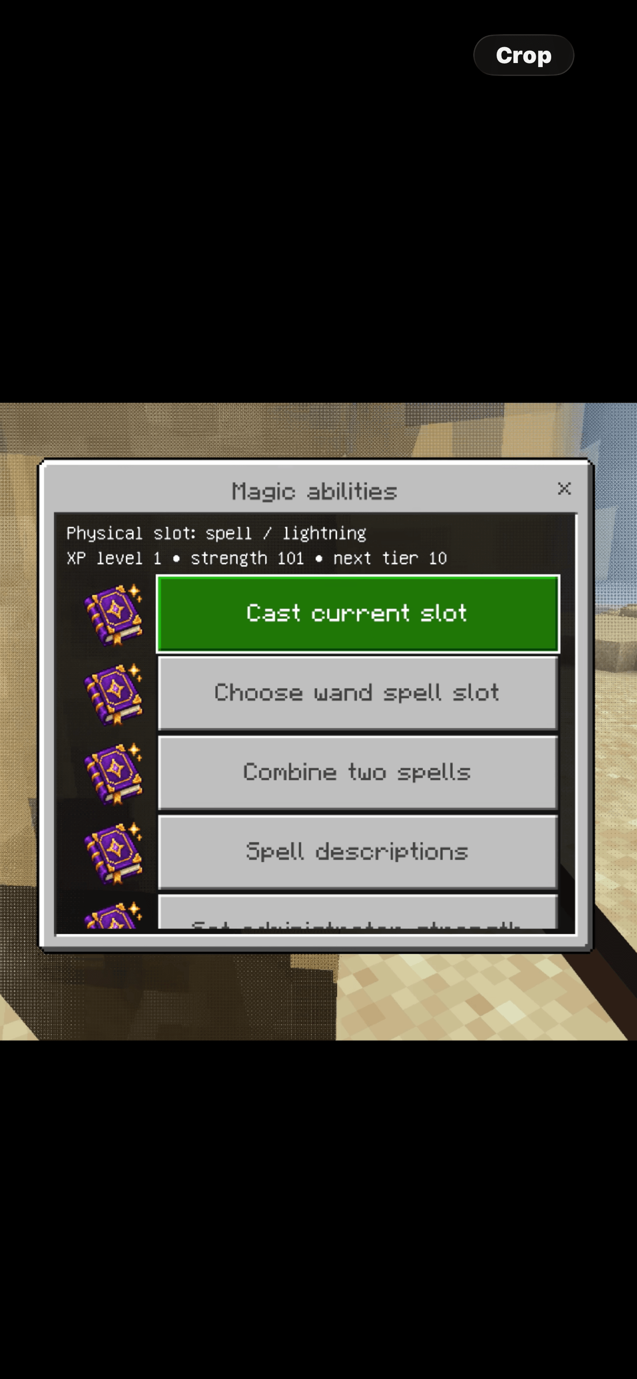 /magic++ Magic wand powers in an Administrative Menu, Control Panel Interactive Interface GUI — screenshot 3