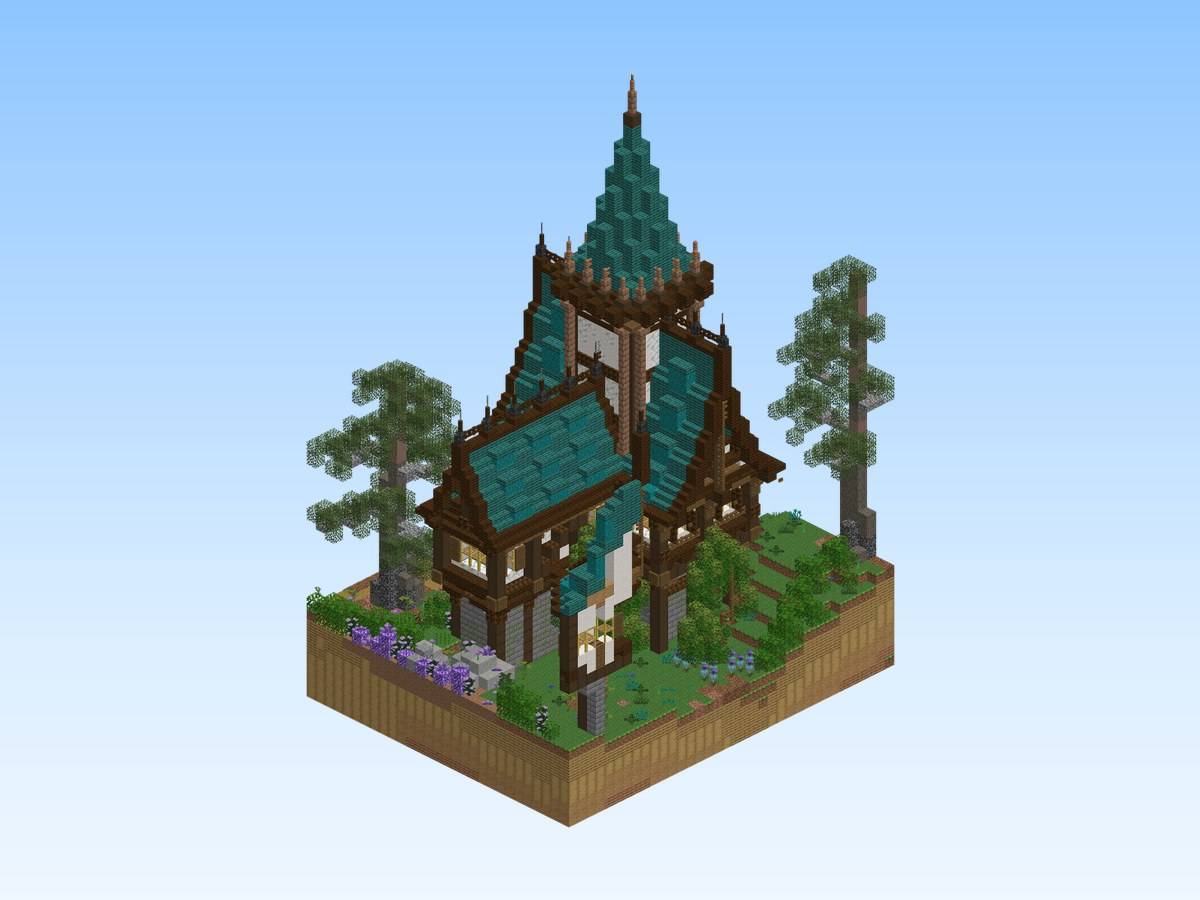 Actual build (render of the schematic or in-game screenshot).
