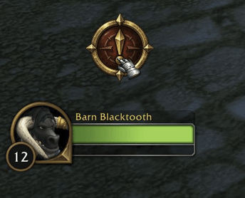 Quest Targets modern compass button in game