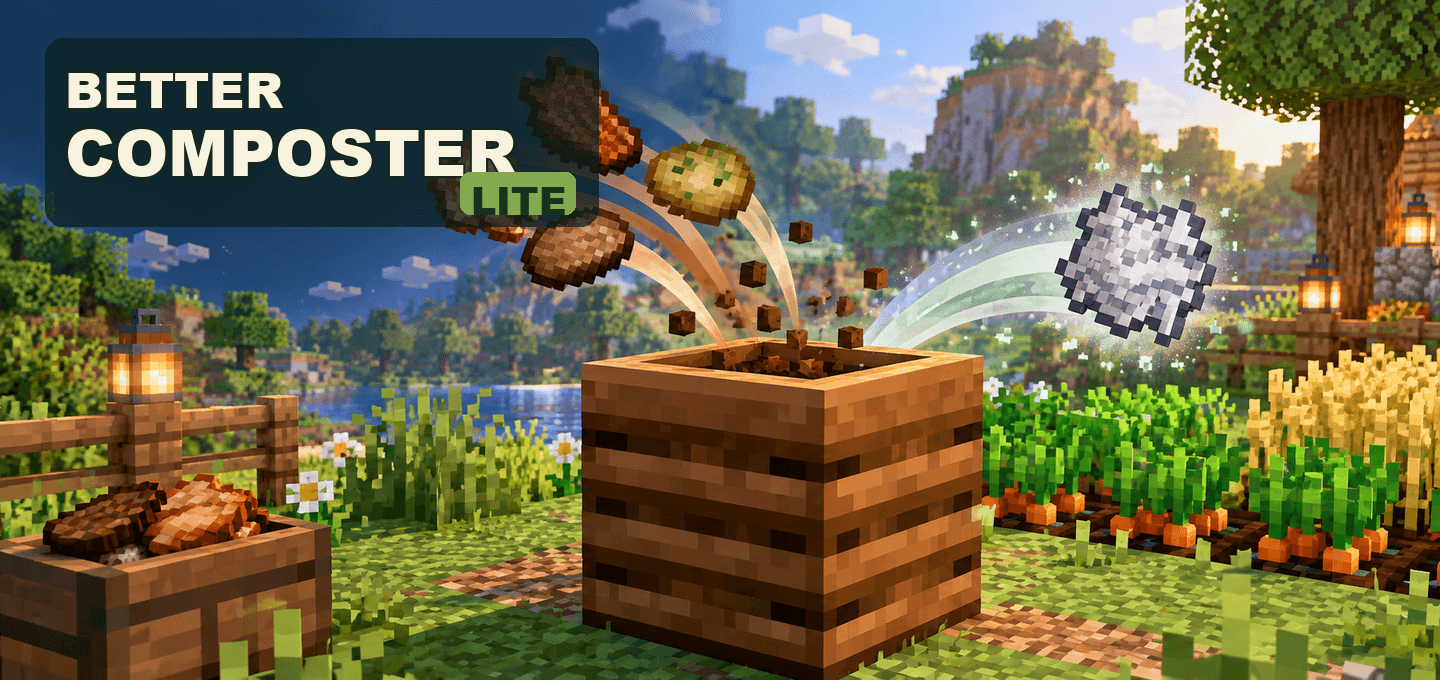 Better Composter Lite | More Food to Bone Meal — screenshot 1