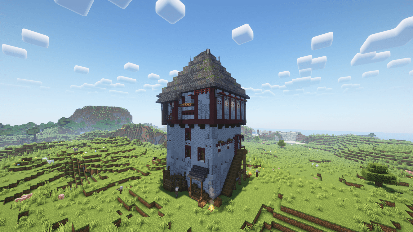 Fantasy Map Script Illager Keep | Minecraft PE Maps