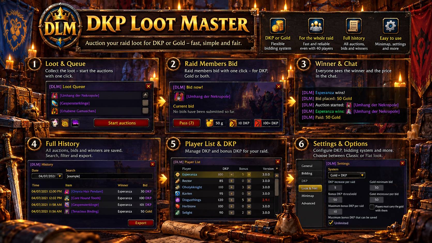 DKP Loot Master