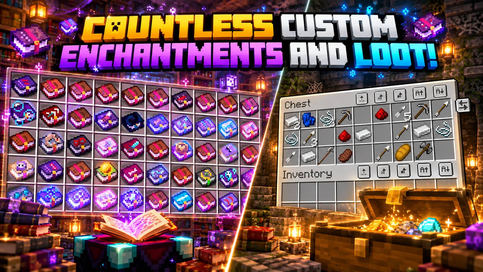 Thumbnail Hundreds of custom enchantments and loot to find and use