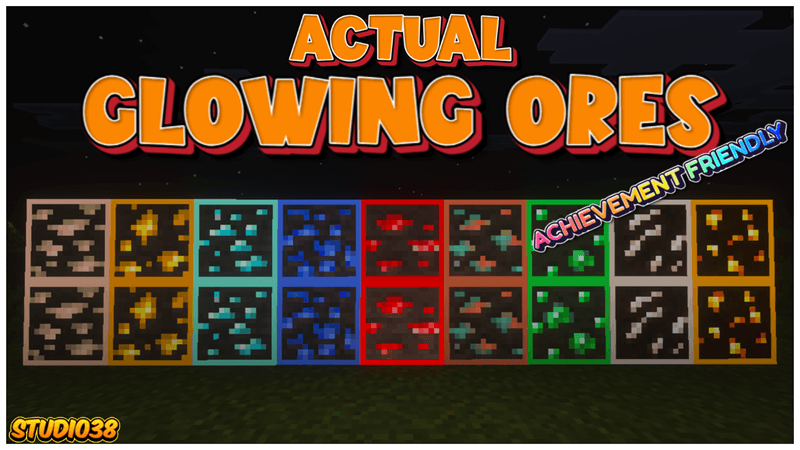 Actual Glowing Ores screenshot active